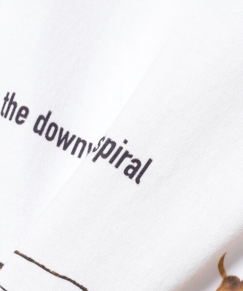 International Gallery BEAMS(インターナショナルギャラリービームス)の「【別注】U/MUSIC × IG / UNDERSONG Nine Inch Nails グラフィック Tシャツ ①(Tシャツ/カットソー・メンズ・ホワイト・L/M/S)」の4枚目の写真