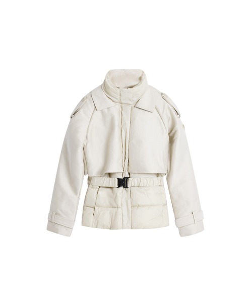 希少極美品XL HALB 異素材MIX レザージャケット キルティング ダウン