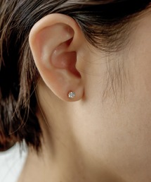 ORLEAN（オルレアン）の「金属アレルギー対応 ビジューストーンピアス 6個セット サージカルステンレス 3mm 4mm（ピアス（両耳用））」