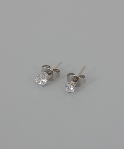 ORLEAN(オルレアン)の「【ORLEAN】ビジューストーンピアス 6個セット 3mm 4mm(ピアス(両耳用)・レディース・ゴールド/シルバー系1/シルバー/ゴールド系1・フリー)」の11枚目の写真