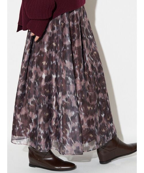 ELENDEEK(エレンディーク)の「ブラードプリントスカート(スカート・レディース・ブラウン/ブルー・01/02)」の20枚目の写真