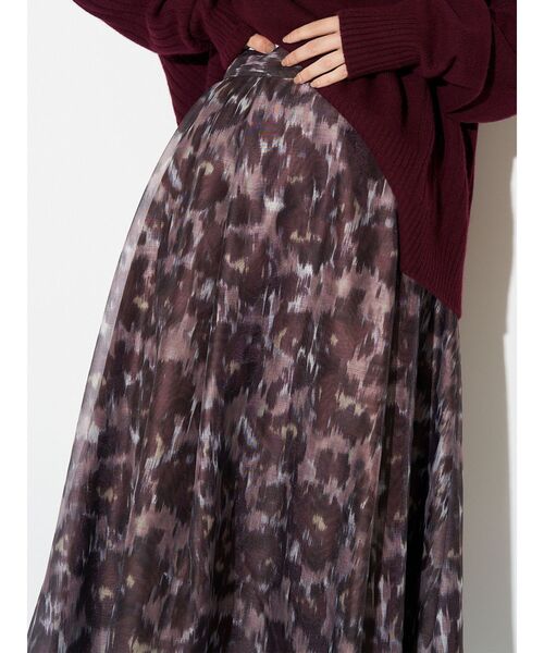 ELENDEEK(エレンディーク)の「ブラードプリントスカート(スカート・レディース・ブラウン/ブルー・01/02)」の22枚目の写真