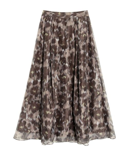 ELENDEEK(エレンディーク)の「ブラードプリントスカート(スカート・レディース・ブラウン/ブルー・01/02)」の9枚目の写真