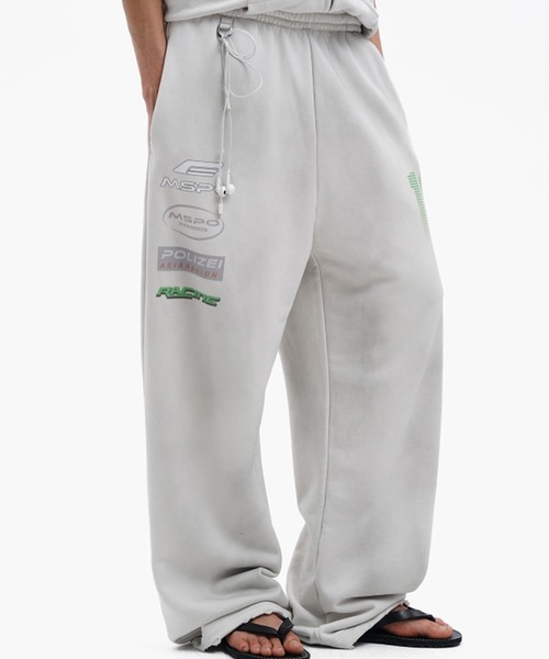 セール】ルーズフィット レーシングデザイン スウェットパンツ XXK4394