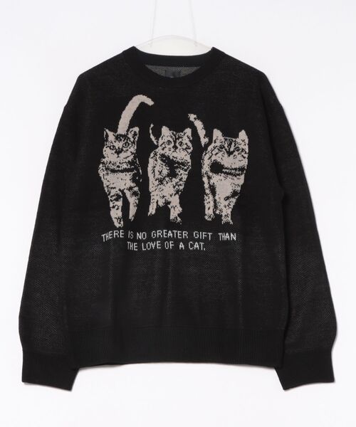 __gram.(スペースグラム)の「【__gram./スペースグラム】ジャガード アニマル ニット プルオーバー(ニット/セーター・メンズ・チャコールグレー/アイボリー・MEDIUM/LARGE)」の18枚目の写真