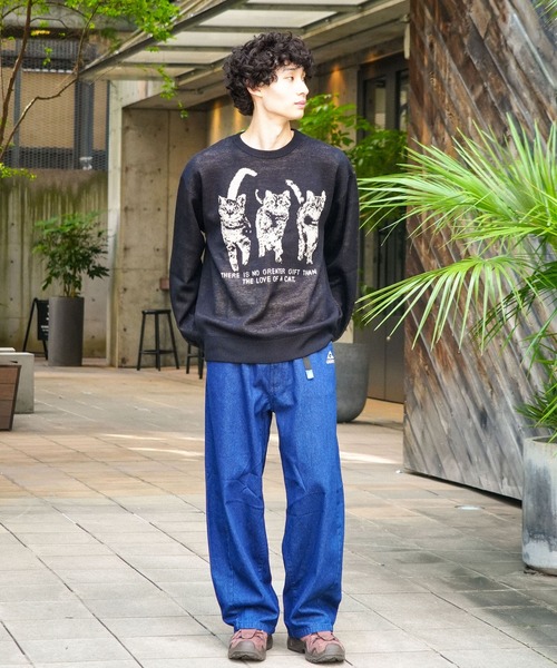 __gram.(スペースグラム)の「【__gram./スペースグラム】ジャガード アニマル ニット プルオーバー(ニット/セーター・メンズ・チャコールグレー/アイボリー・MEDIUM/LARGE)」の12枚目の写真