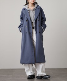 OMNES（オムネス）の「ニットモッサライト ウィンタートレンチコート（トレンチコート）」