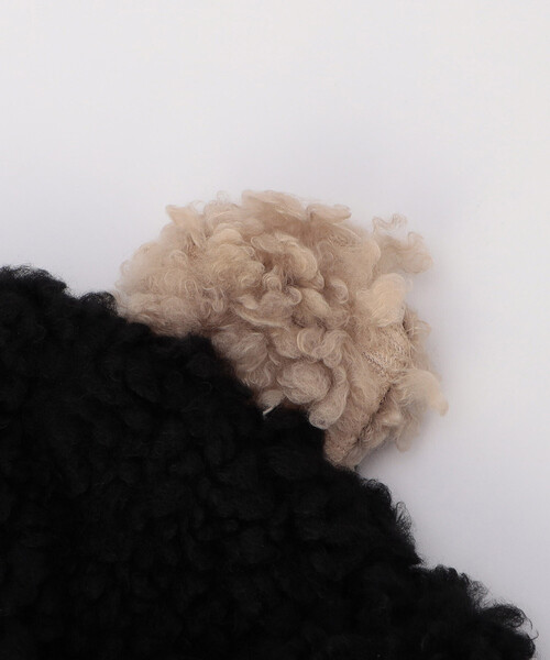 BASICKS（ベイシックス）の「BASICKS/ベイシックス Bear Beanie / ボア ベアビーニー（ニットキャップ/ビーニー・レディース・その他9/ブラック/ネイビー/キャメル/ブラウン/グリーン・SMALL）」の8枚目の写真