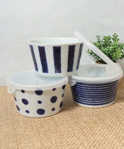   Indigo 鉢 3点セット セール】藍玉 レンジ鉢トリオ 3点セット 波佐見焼（食器）｜FUNALIVE