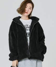 coca（coca） | フリースジップアップジャケット(ブルゾン)