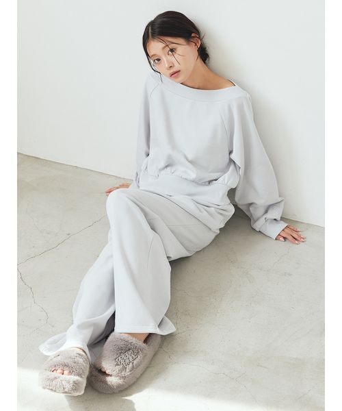 gelato pique（ジェラートピケ）の「裏毛ロングパンツ（ルームウェア