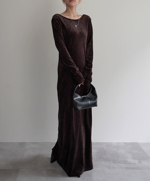 ベロアドレス kaene公式オンラインストア フラワープリントベロアドレス / 101143