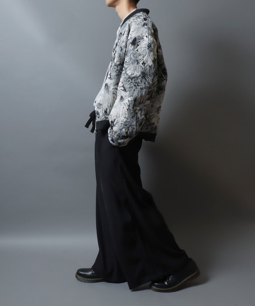 ANPAS(アンパス)の「Gabardine Flared Trousers/ Wide Skirt Pants/ギャバジン ワイドフレアパンツ スカートパンツ ワイド 袴パンツ スラックス レディース メンズ(スラックス・メンズ・アイボリー/ブラック/チャコールグレー・M/L)」の15枚目の写真