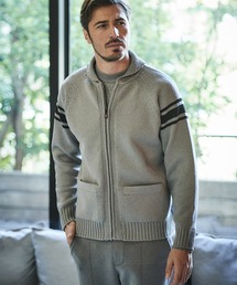 g-stage（ジーステージ）の「天竺ジップニットカーディガン（カーディガン/ボレロ）」