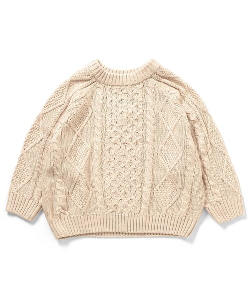 BREEZE（ブリーズ）の「【洗える】ウォッシャブルニット_ジュニア対応（ニット/セーター・キッズ・その他12/オフホワイト/グリーン/レッド/その他11・80/90/100/110/130/150/120/140）」の6枚目の写真