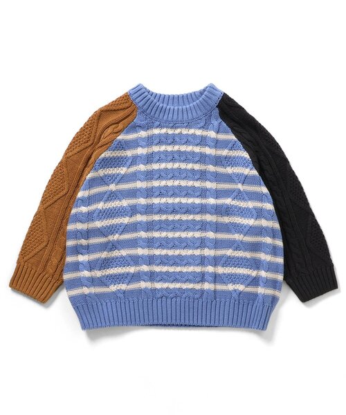 BREEZE（ブリーズ）の「【洗える】ウォッシャブルニット_ジュニア対応（ニット/セーター・キッズ・その他12/オフホワイト/グリーン/レッド/その他11・80/90/100/110/130/150/120/140）」の8枚目の写真
