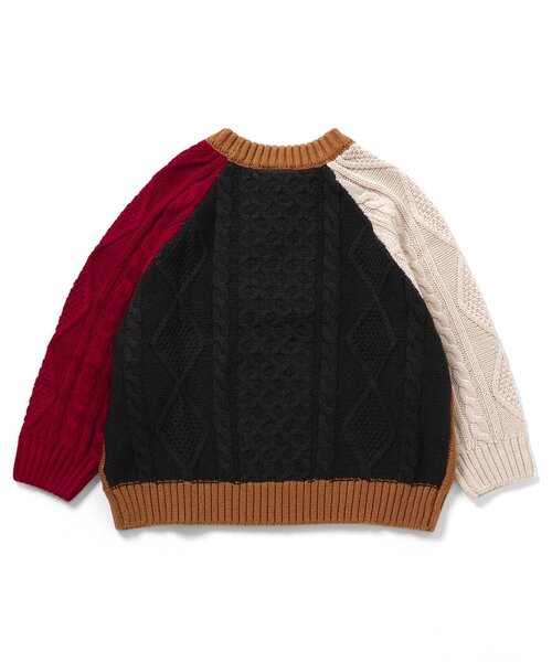 BREEZE（ブリーズ）の「【洗える】ウォッシャブルニット_ジュニア対応（ニット/セーター・キッズ・その他12/オフホワイト/グリーン/レッド/その他11・80/90/100/110/130/150/120/140）」の11枚目の写真