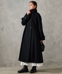 AIMER（エメ）の「RESCWOOL(R)  ビーバー3WAYカラーバックタックAラインロングコート（チェスターコート）」