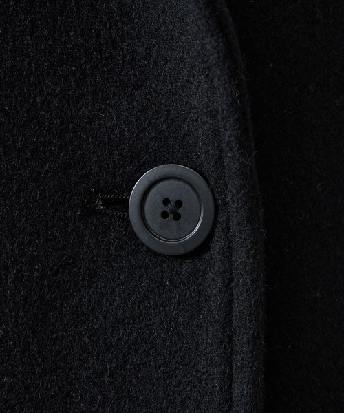 AIMER（エメ）の「RESCWOOL(R)  ビーバー3WAYカラーバックタックAラインロングコート（チェスターコート・レディース・ブラウン/ベージュ/ブラック・LARGE/MEDIUM）」の14枚目の写真