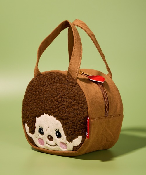 Monchhichi / モンチッチ 】スエット素材ダイカットバッグ SKE（トート