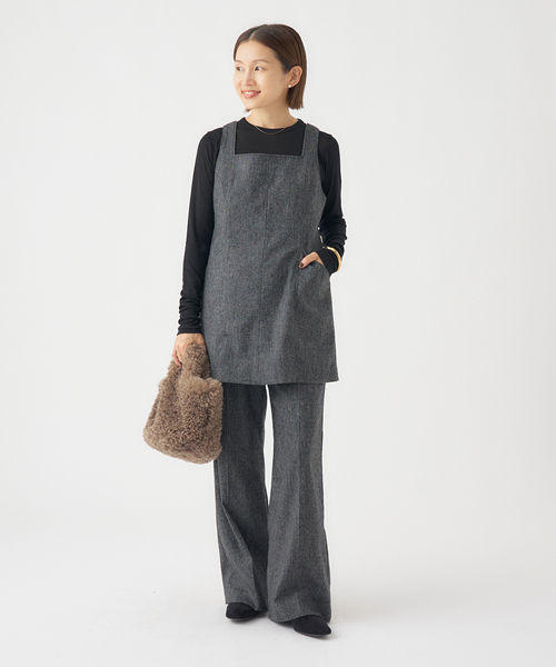 IENA(イエナ)の「HELEN MOORE/ヘレンムーア MINI バッグ PILLJOY(ハンドバッグ・レディース・チャコールグレー/ウッド・FREE)」の20枚目の写真