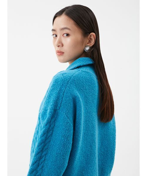 Mila Owen（ミラオーウェン）の「アランブークレーハーフジップニット