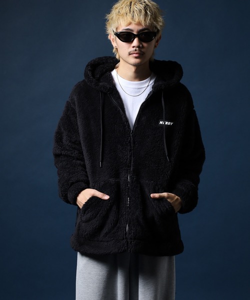 セール】フラッフィーフリースジャケット（ブルゾン）｜NERDY