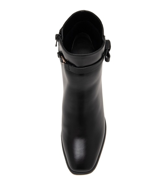 JELLY BEANS（ジェリービーンズ）の「ノットリボン2WAYショートブーツ(204-57130)JELLY BEANS(ジェリービーンズ)（ブーツ・レディース・ブラック系/ダークブラウン/ブラック・S/M/L）」の10枚目の写真