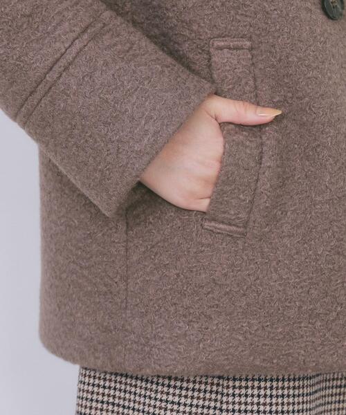 セール】ブークレミドルコート【洗える】（ピーコート）｜index