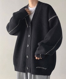 SallyLunn（サリーラン）の「飾りステッチニットカーディガン（カーディガン/ボレロ）」