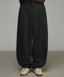 SIGNATURE（シグネチャ）の「起毛セミバルーンフィットスラックス[グレー]（スラックス）」