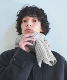 ハミルトン ウール ナイロン リブマフラー