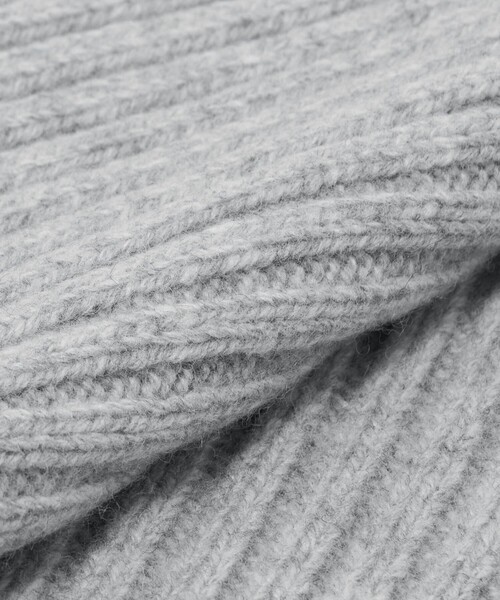 green label relaxing(グリーンレーベルリラクシング)の「ハミルトン ウール ナイロン リブマフラー(マフラー・メンズ・ダークブラウン/ブラック/パープル/グレー系・FREE)」の11枚目の写真