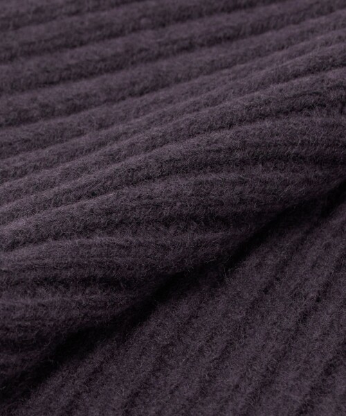 green label relaxing(グリーンレーベルリラクシング)の「ハミルトン ウール ナイロン リブマフラー(マフラー・メンズ・ダークブラウン/ブラック/パープル/グレー系・FREE)」の15枚目の写真