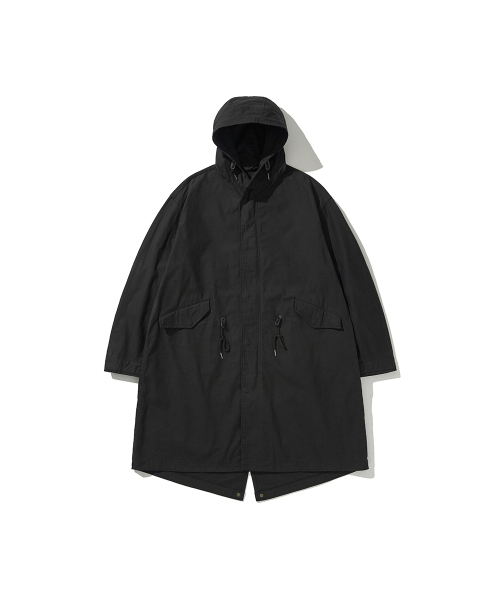 HISHANDER（ヒズハンダー）の「BACKSATIN M-51 FISHTAIL PARKA [Black]（ミリタリージャケット・メンズ・その他・2/3/1）」の2枚目の写真