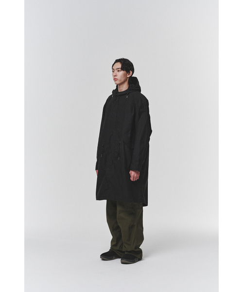 HISHANDER（ヒズハンダー）の「BACKSATIN M-51 FISHTAIL PARKA [Black]（ミリタリージャケット・メンズ・その他・2/3/1）」の6枚目の写真