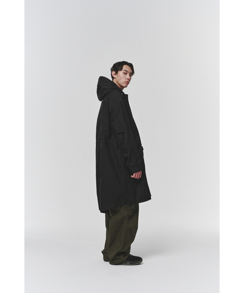 HISHANDER（ヒズハンダー）の「BACKSATIN M-51 FISHTAIL PARKA [Black]（ミリタリージャケット・メンズ・その他・2/3/1）」の9枚目の写真