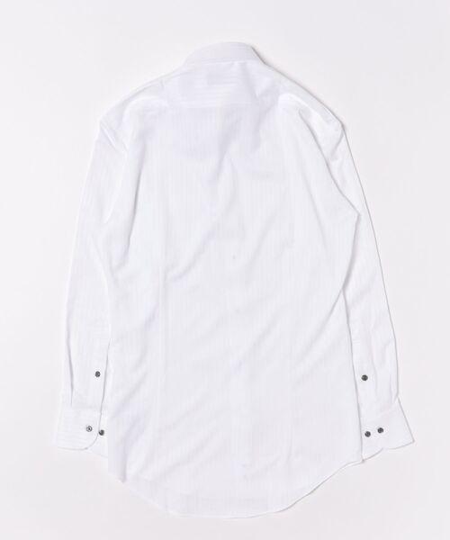 TOKYO SHIRTS(トウキョウシャツ)の「【吸水速乾】【COFREX】形態安定ノンアイロン ボタンダウン 長袖ビジネスワイシャツ(ビジネスシャツ・メンズ・ホワイト・首回り37cm-裄丈80cm/首回り39cm-裄丈80cm/首回り39cm-裄丈84cm/首回り41cm-裄丈82cm/首回り41cm-裄丈86cm/首回り42cm-裄丈82cm/首回り42cm-裄丈86cm/首回り43cm-裄丈82cm/首回り43cm-裄丈86cm)」の7枚目の写真