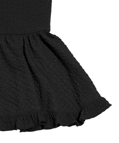 PUNYUS（プニュズ）の「2WAYフリルキャミチュニック（ベスト・レディース・サックスブルー/ブラック/ブラウン・1/2/3/4）」の16枚目の写真