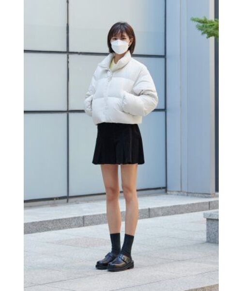 MUSINSA STANDARD WOMAN（ムシンサスタンダードウーマン）の「ウィメンズアンゴラブレンドケーブルクルーネックニット[レモネード]（ニット/セーター・レディース・その他・MEDIUM/LARGE/X-SMALL/SMALL）」の10枚目の写真