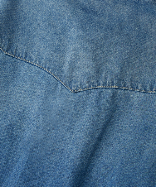 OUTSTANDING（アウトスタンディング）の「WESTERN DENIM SHIRT_L.BLUE（シャツ/ブラウス・メンズ・その他・SMALL/MEDIUM/LARGE）」の2枚目の写真