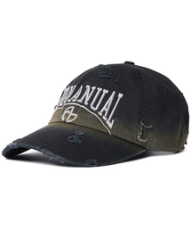 DESTROYED BALL CAP - WASHED BLACK