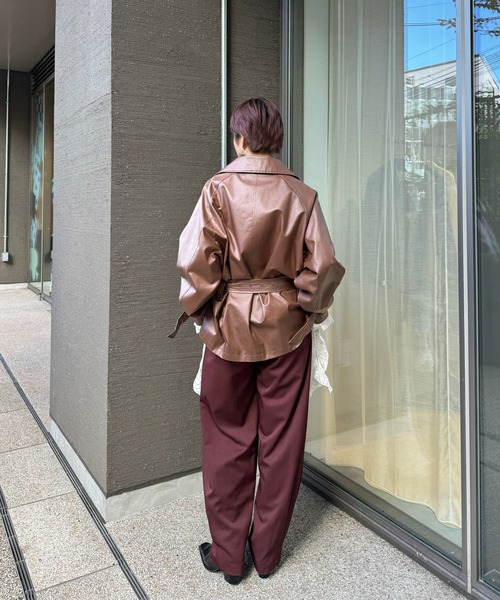 UND TUCK BONTAN PANTS（スラックス）｜Ameri（アメリ）のファッション