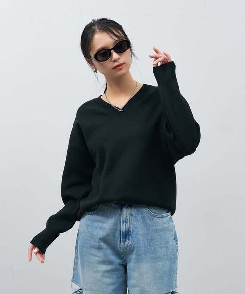 Zoff(ゾフ)の「オーバル型 サングラス|【度無し専用】 横長フレーム 太縁 紫外線対策 UV対策 UVカット メンズ レディース ユニセックス おしゃれ|Zoff|TREND SUNGLASSES(サングラス・レディース・ブラック/ブラウン系その他2・FREE)」の8枚目の写真