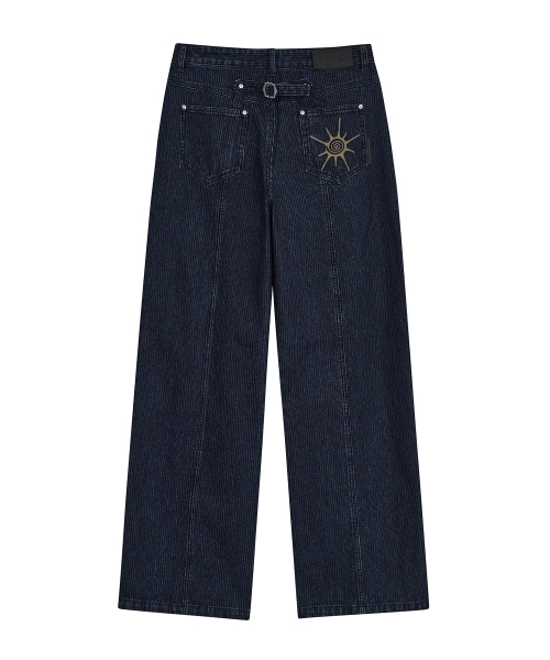 DEFGARMENTS（デフグラメンツ）の「TEXTURE DENIM PANTS [INDIGO]（デニムパンツ・レディース・その他・X-SMALL/SMALL/MEDIUM/LARGE）」の9枚目の写真