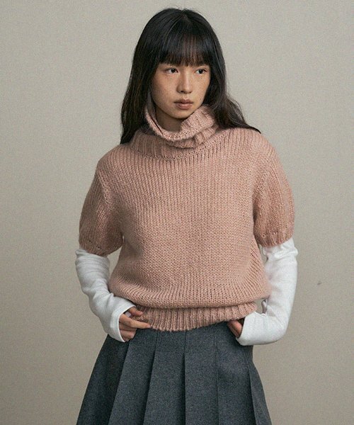 LINGSEOUL(リングソウル)の「mohair turtleneck knit -pink(ニット/セーター・レディース・その他・FREE)」の4枚目の写真