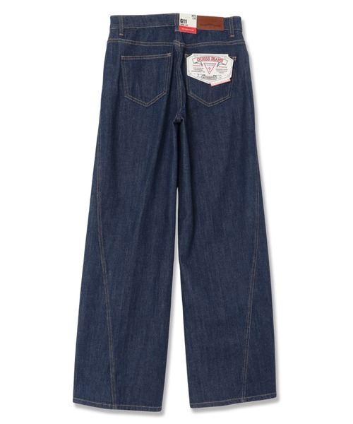 GUESS JEANS G11 Wide Leg Twisted デニムパンツ ワイドジーンズ