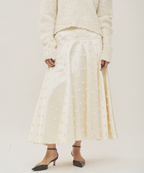 ウィメンズ GMジャガードニットスカート オフホワイト　XS ウィメンズ GMジャガードニットスカート カラー オフホワイト サイズ