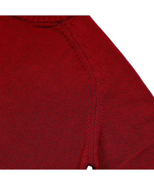 sortie(ソルティ)の「Saddle Crew neck Knit (Red)(ニット/セーター・メンズ・その他・LARGE/X-LARGE)」の3枚目の写真