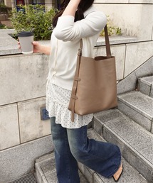 unnu（ユヌ）の「【ポーチ付き】ラージキャパシティショルダー（ショルダーバッグ）」